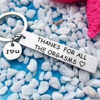 Simple Style Letter Stainless Steel Plating Women's Keychain 1 Piece main image 5