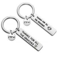 Simple Style Letter Stainless Steel Plating Women's Keychain 1 Piece main image 4