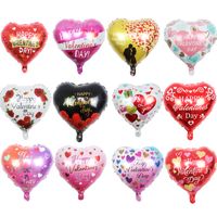 Valentine's Day Letter Heart Shape Aluminum Film Party Balloons 1 Piece main image 1