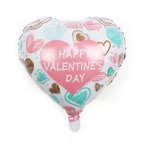 Valentine's Day Letter Heart Shape Aluminum Film Party Balloons 1 Piece main image 5