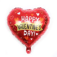 Valentine's Day Letter Heart Shape Aluminum Film Party Balloons 1 Piece main image 4
