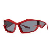 Fashion Color Block Pc Special-shaped Mirror Patchwork Full Frame Men's Sunglasses main image 5