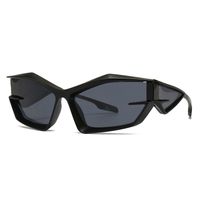 Fashion Color Block Pc Special-shaped Mirror Patchwork Full Frame Men's Sunglasses main image 2