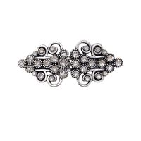 Fashion Flower Butterfly Alloy Inlay Rhinestones Women's Brooches 1 Piece sku image 4