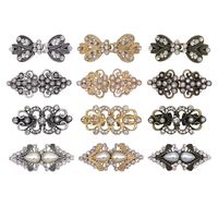 Fashion Flower Butterfly Alloy Inlay Rhinestones Women's Brooches 1 Piece main image 1