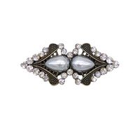 Fashion Flower Butterfly Alloy Inlay Rhinestones Women's Brooches 1 Piece sku image 12