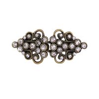 Fashion Flower Butterfly Alloy Inlay Rhinestones Women's Brooches 1 Piece sku image 6