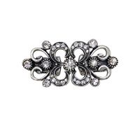 Fashion Flower Butterfly Alloy Inlay Rhinestones Women's Brooches 1 Piece sku image 7