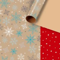 Christmas Fashion Geometric Kraft Paper Festival Gift Wrapping Supplies sku image 6