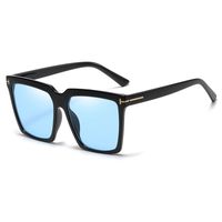 Retro Sweet Solid Color Ac Square Full Frame Sunglasses sku image 7