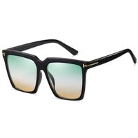 Retro Sweet Solid Color Ac Square Full Frame Sunglasses sku image 3