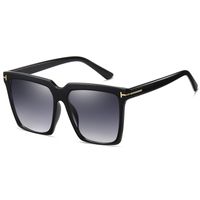 Retro Sweet Solid Color Ac Square Full Frame Sunglasses sku image 1