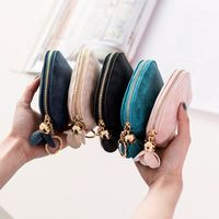 Women's Solid Color Pu Leather Zipper Coin Purses main image 2