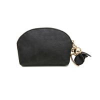 Women's Solid Color Pu Leather Zipper Coin Purses sku image 3