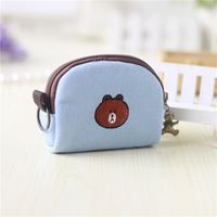 Women's Animal Cotton And Linen Zipper Coin Purses sku image 13