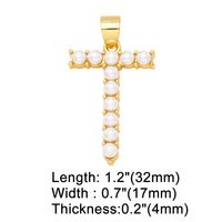 1 Piece Copper Artificial Pearls Letter Simple Style sku image 20