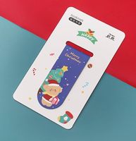 Cartoon Christmas Magnetic Personality Exquisite Creative Student Bookmarks sku image 1