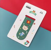 Cartoon Christmas Magnetic Personality Exquisite Creative Student Bookmarks sku image 3