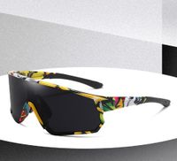 Fashion Solid Color Pc Special-shaped Mirror Full Frame Sports Sunglasses main image 4