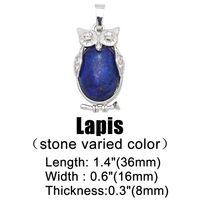 1 Piece Natural Stone Natural Stone Crystal Agate Owl sku image 8