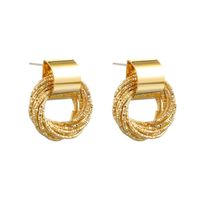 Fashion Geometric Metal Plating Women's Ear Studs 1 Pair main image 5