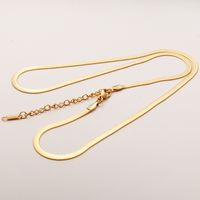 Simple Style Geometric Stainless Steel Plating Necklace 1 Piece sku image 1