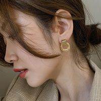 Fashion Geometric Metal Plating Women's Ear Studs 1 Pair main image 2