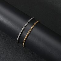 Fashion Geometric Titanium Steel Plating Bracelets 1 Piece main image 1
