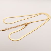 Simple Style Geometric Stainless Steel Plating Necklace 1 Piece sku image 3