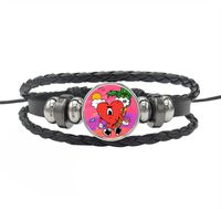 Streetwear Cartoon Pu Leather Drawstring Braid Unisex Bracelets main image 3