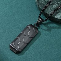 Fashion Geometric Stainless Steel Plating Pendant Necklace 1 Piece main image 5