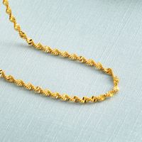 Einfacher Stil Geometrisch Kupfer Vergoldet Halskette sku image 5