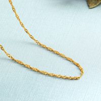 Simple Style Geometric Copper Gold Plated Necklace sku image 7