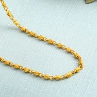 Simple Style Geometric Copper Gold Plated Necklace sku image 31