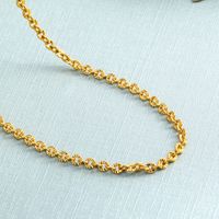 Simple Style Geometric Copper Gold Plated Necklace sku image 27