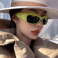 Fashion Color Block Pc Special-shaped Mirror Patchwork Full Frame Women's Sunglasses main image 3