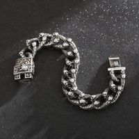 Hip-hop Skull Stainless Steel Bracelets 1 Piece main image 3