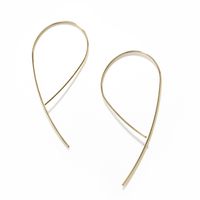 1 Pair Fashion Heart Shape Plating Alloy Earrings main image 6