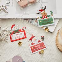 Noël Mignon Père Noël Lettre Le Fer Fête Accessoires Décoratifs sku image 3