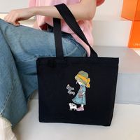Women's Cute Animal Canvas Shopping Bags sku image 22