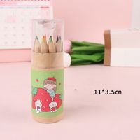 Cute 12 Color Barrel Children's Painting Graffiti Color Lead Pencil main image 3