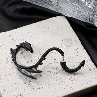 Hip-hop Dragon Alloy Women's Ear Clips 1 Piece main image 3