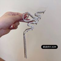 Elegant Fashion Animal Flower Metal Tassel Artificial Gemstones Artificial Pearls Hair Clip sku image 24
