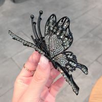 Elegant Fashion Animal Flower Metal Tassel Artificial Gemstones Artificial Pearls Hair Clip sku image 30