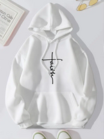 Women's Hoodie Long Sleeve Hoodies & Sweatshirts Printing Pocket Casual Letter main image 2