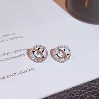 1 Pair Simple Style Pentagram Water Droplets Butterfly Tassel Inlay Artificial Gemstones Artificial Crystal Imitation Diamond Artificial Diamond Gem Drop Earrings sku image 14