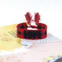 1 Piece Fashion Love Polyester Embroidery Handmade Tassel Unisex Bracelets sku image 50