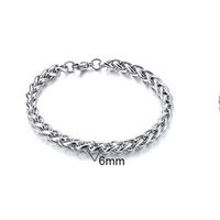 Fashion Geometric Titanium Steel Metal Bracelets 1 Piece main image 2