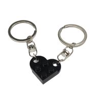 Cute Heart Shape Alloy Unisex Bag Pendant Keychain 1 Piece main image 4