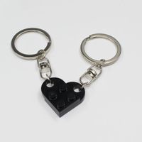 Cute Heart Shape Alloy Unisex Bag Pendant Keychain 1 Piece sku image 5